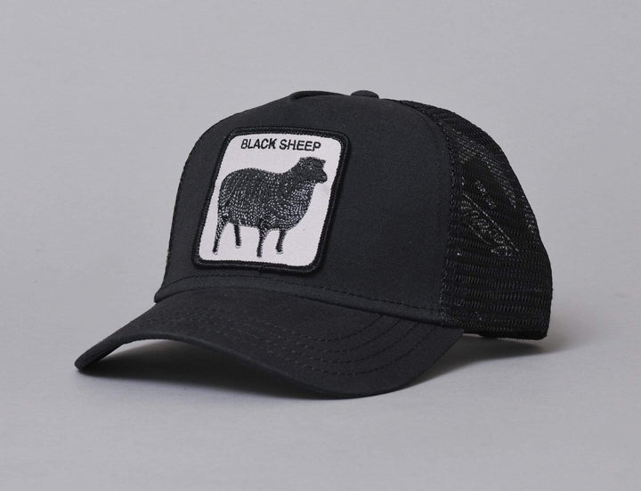 Cap Trucker Goorin Trucker Cap Naughty Lamb Black Goorin Trucker Cap / Black / One Size