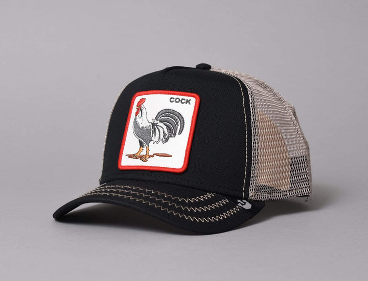 Cap Trucker Goorin Trucker Cap Rooster - Animal Farm Goorin Trucker Cap / Black / One Size