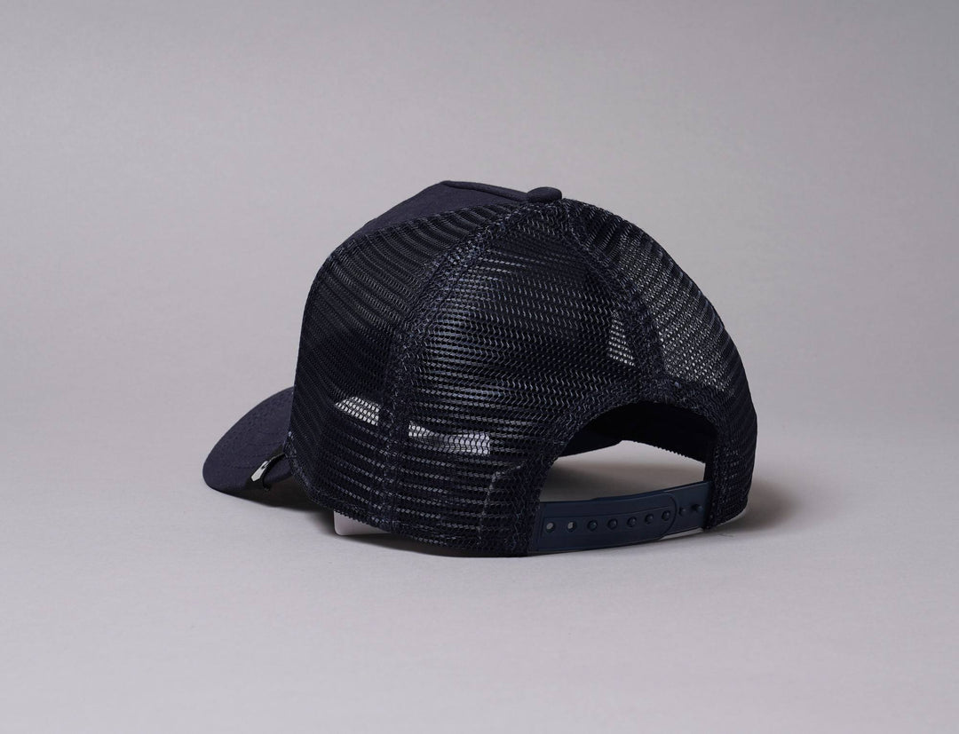 Cap Trucker Goorin Trucker Cap Navy Silver Fox Goorin Trucker Cap / Blue / One Size (55-61 cm)