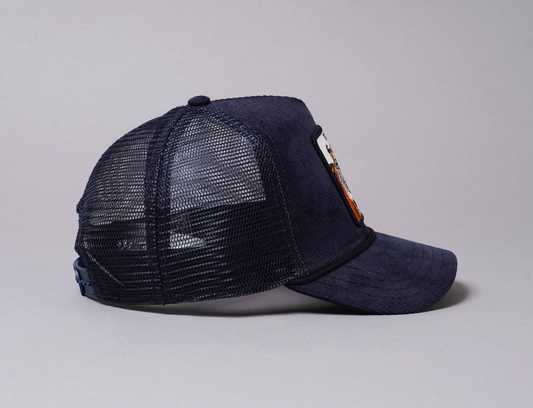Cap Trucker Goorin Trucker Cap Navy Tiger Rage Goorin Trucker Cap / Blue / One Size (55-61 cm)