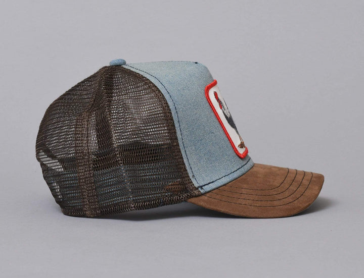 Cap Trucker Goorin Trucker Cap Big Strut Goorin Trucker Cap / Blue / One Size