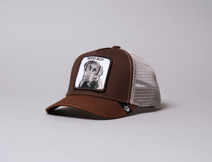 Cap Trucker Trucker Cap Barn Goorin Animal Farm Puppe Dog Goorin Trucker Cap / Brown / One Size (55-61 cm)