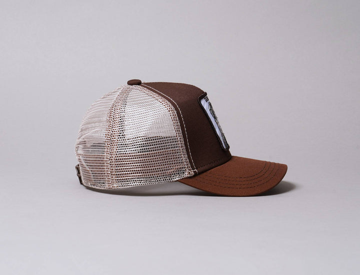 Cap Trucker Trucker Cap Barn Goorin Animal Farm Puppe Dog Goorin Trucker Cap / Brown / One Size (55-61 cm)