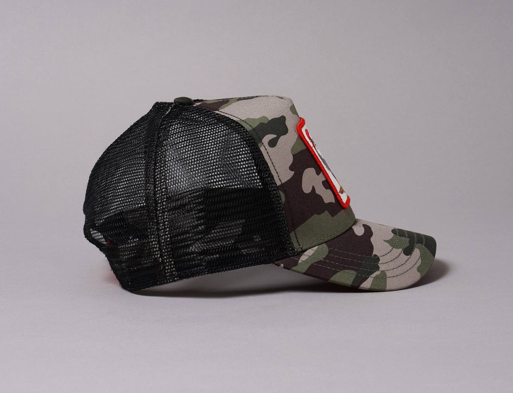 Cap Trucker Goorin Animal Farm Trucker Cap Rooster Camo Goorin Trucker Cap / Camo / One Size (55-61 cm)