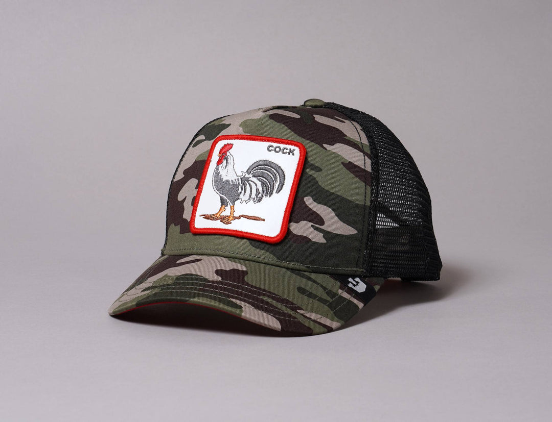 Cap Trucker Goorin Animal Farm Trucker Cap Rooster Camo Goorin Trucker Cap / Camo / One Size (55-61 cm)