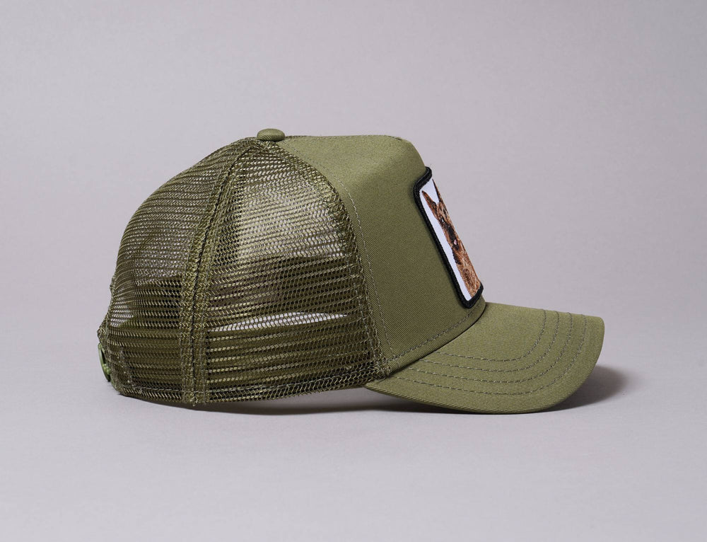 Cap Trucker Goorin Trucker Cap Olive Bouncer Goorin Trucker Cap / Green / One Size (55-61 cm)