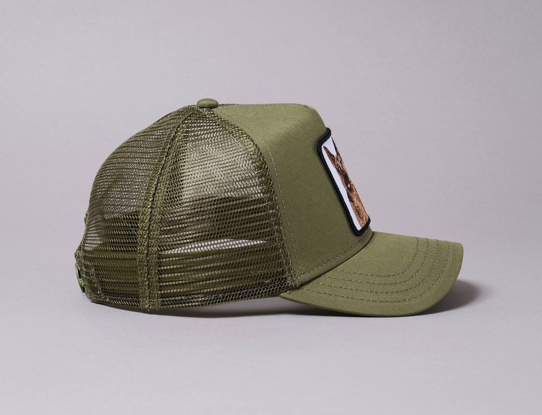 Cap Trucker Goorin Trucker Cap Olive Bouncer Goorin Trucker Cap / Green / One Size (55-61 cm)