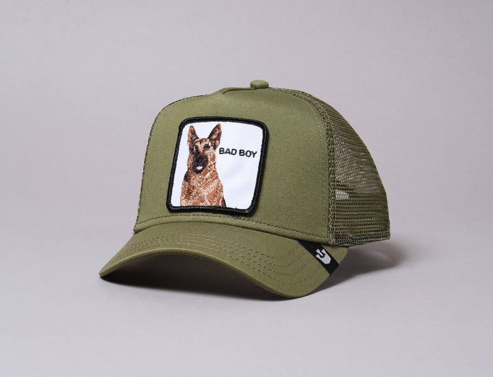 Cap Trucker Goorin Trucker Cap Olive Bouncer Goorin Trucker Cap / Green / One Size (55-61 cm)