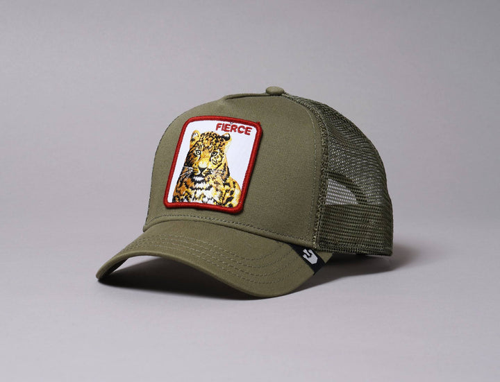 Cap Trucker Goorin Trucker Cap Olive Ferocious Goorin Trucker Cap / Green / One Size (55-61 cm)