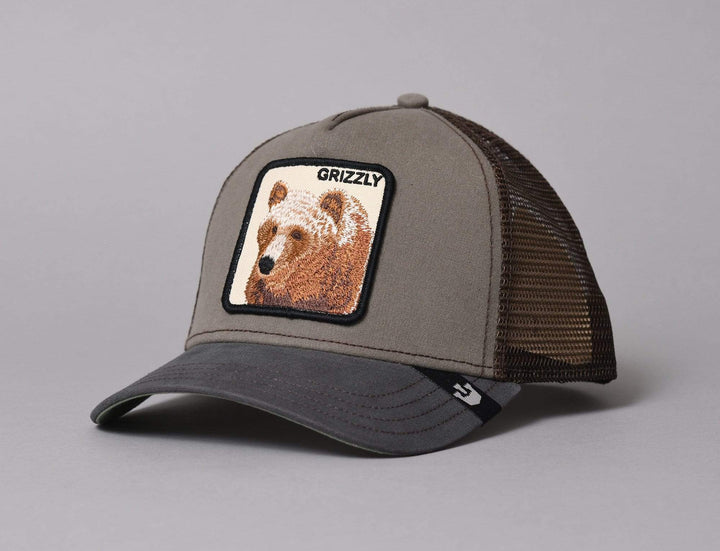 Cap Trucker Goorin Animal Farm Trucker Cap Grizzly Goorin Trucker Cap / Green / One Size