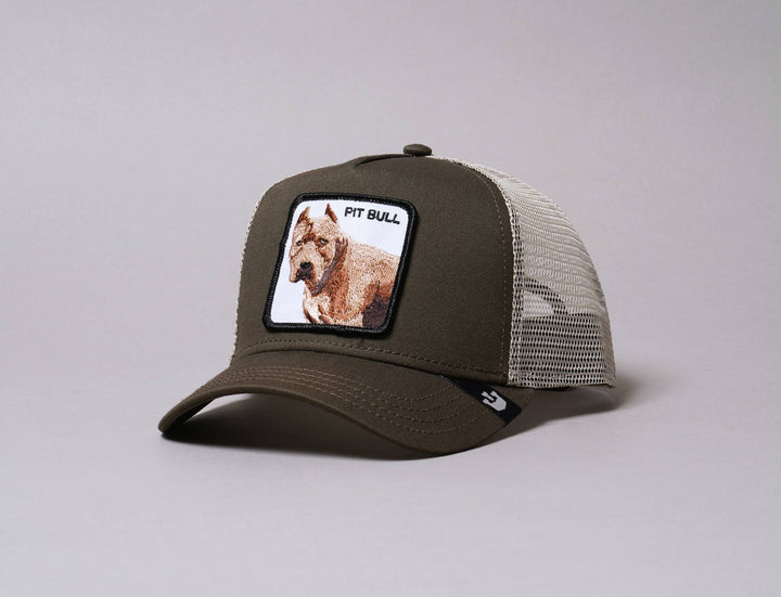 Cap Trucker Goorin Cap Animal Farm Pitbull Goorin Trucker Cap / Grey / One Size (55-61 cm)
