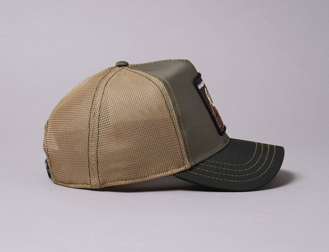 Cap Trucker Goorin Trucker Cap Grey Wooly Mammoth Goorin Trucker Cap / Grey / One Size (55-61 cm)