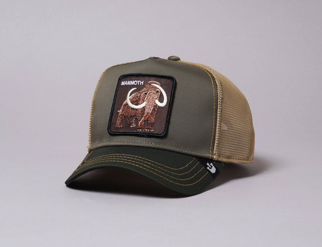 Cap Trucker Goorin Trucker Cap Grey Wooly Mammoth Goorin Trucker Cap / Grey / One Size (55-61 cm)