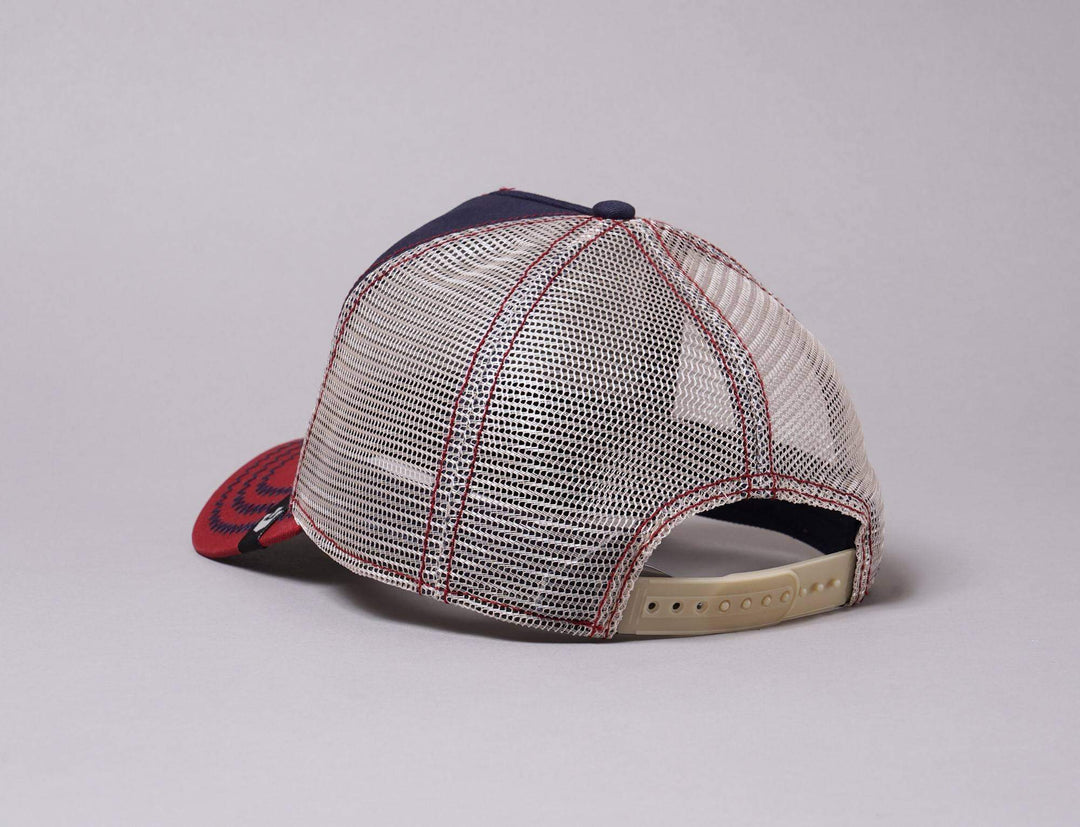 Cap Trucker Goorin Trucker Cap Navy Let It Ring Goorin Trucker Cap / Navy / One Size (55-61 cm)