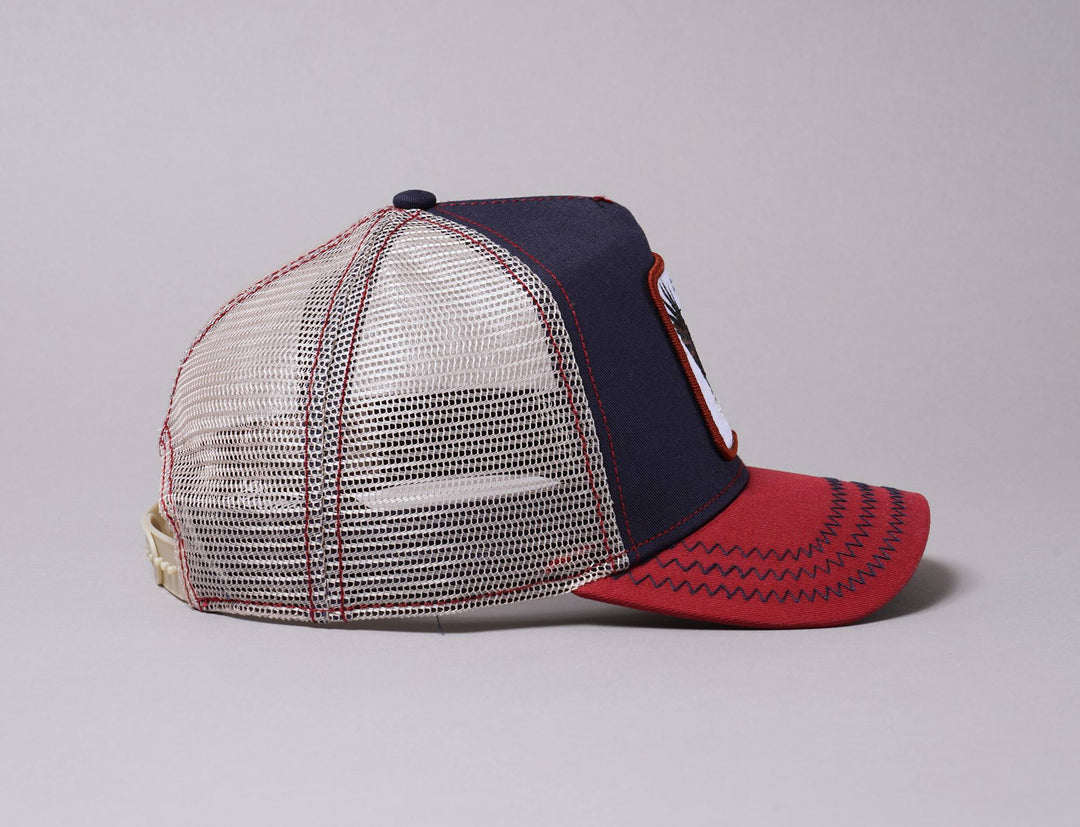 Cap Trucker Goorin Trucker Cap Navy Let It Ring Goorin Trucker Cap / Navy / One Size (55-61 cm)