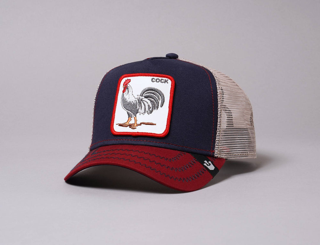 Cap Trucker Goorin Trucker Cap Navy All American Rooster Goorin Trucker Cap / Navy / One Size