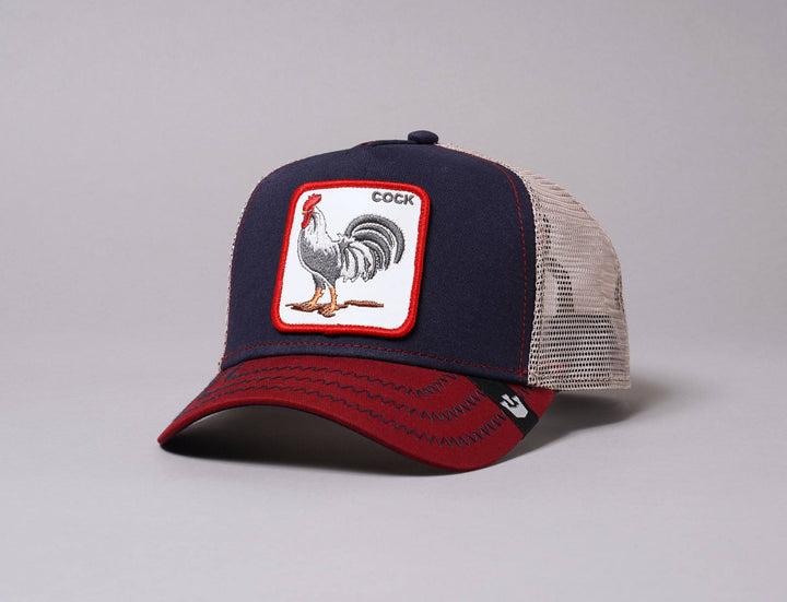 Cap Trucker Goorin Trucker Cap Navy All American Rooster Goorin Trucker Cap / Navy / One Size