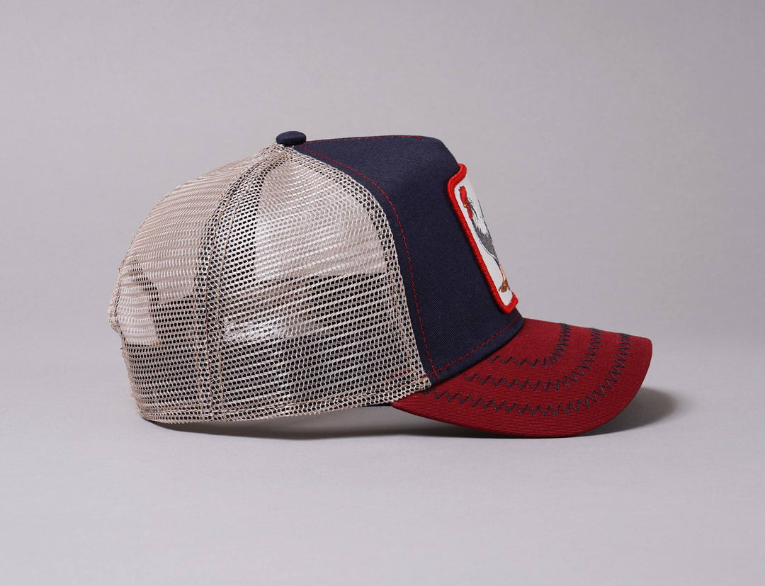Cap Trucker Goorin Trucker Cap Navy All American Rooster Goorin Trucker Cap / Navy / One Size