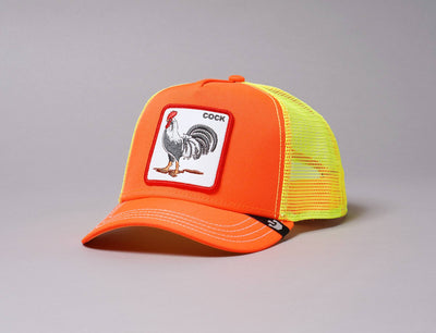 Cap Trucker Goorin Animal Farm Electric Tamale Orange Goorin Trucker Cap / Orange / One Size (55-61 cm)