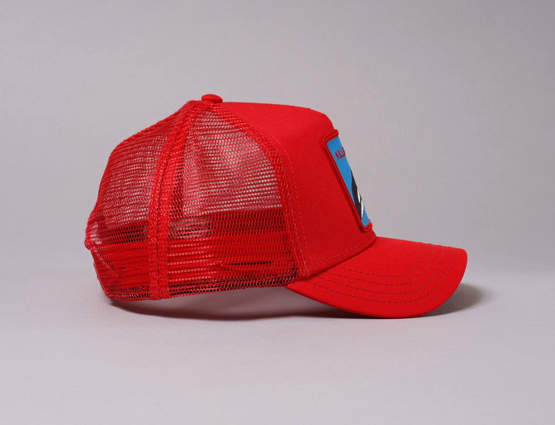 Cap Trucker Goorin Trucker Cap Killer Whale Goorin Trucker Cap / Red / One Size