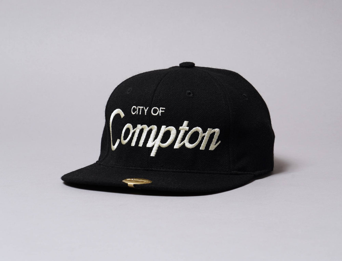 Cap Snapback Hood Snapback Cap The DCT LA Compton Black/Ivory Hood Hat Snapback Cap / Black / One Size