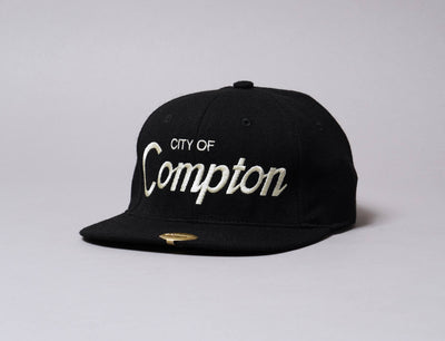 Cap Snapback Hood Snapback Cap The DCT LA Compton Black/Ivory Hood Hat Snapback Cap / Black / One Size