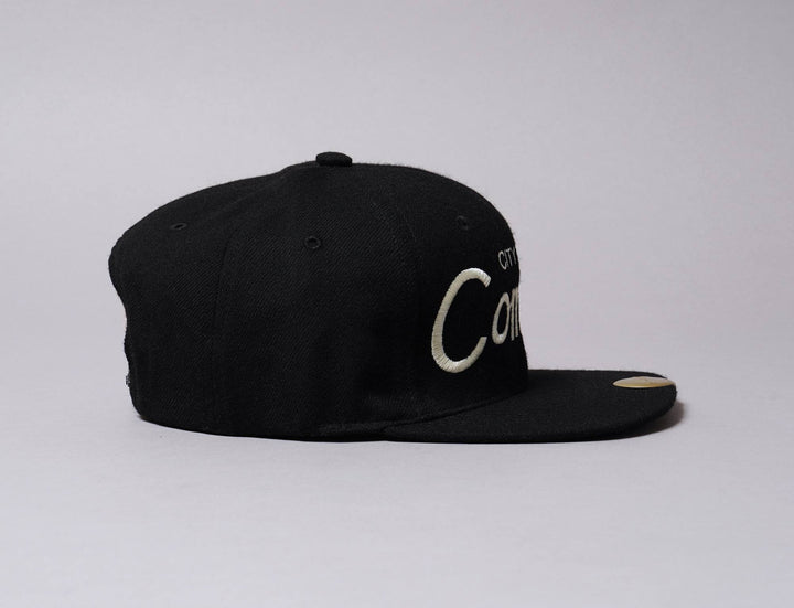 Cap Snapback Hood Snapback Cap The DCT LA Compton Black/Ivory Hood Hat Snapback Cap / Black / One Size