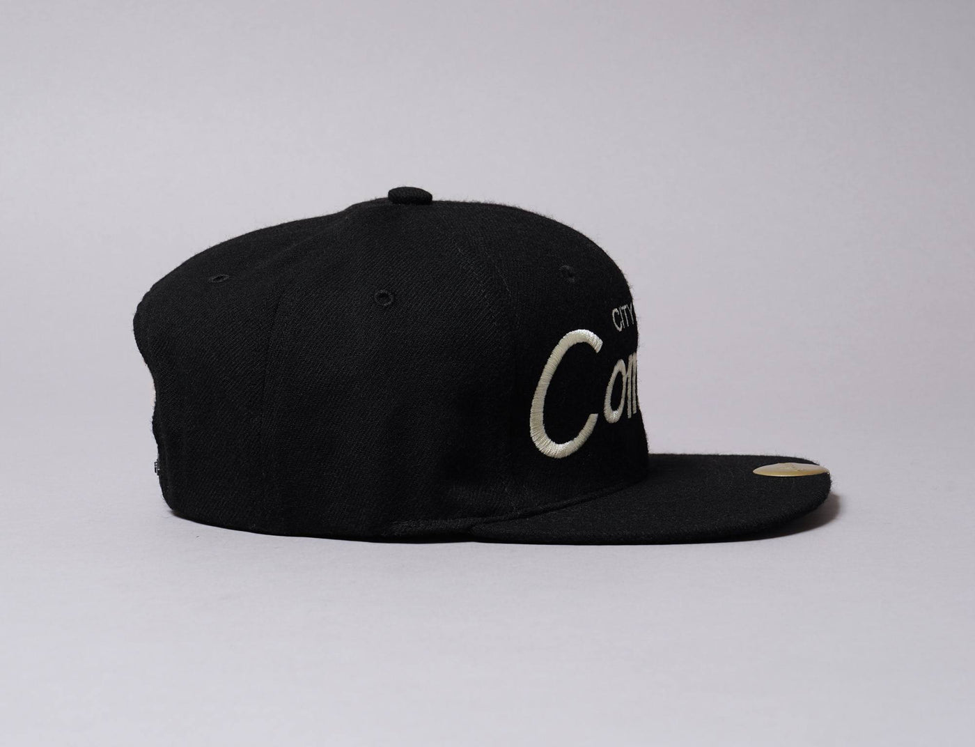 Cap Snapback Hood Snapback Cap The DCT LA Compton Black/Ivory Hood Hat Snapback Cap / Black / One Size