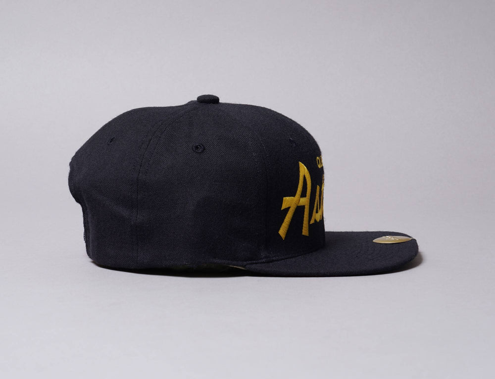 Cap Snapback Hood Snapback Cap The DCT Queens Astoria Navy/Goldenrod Hood Hat Snapback Cap / Blue / One Size