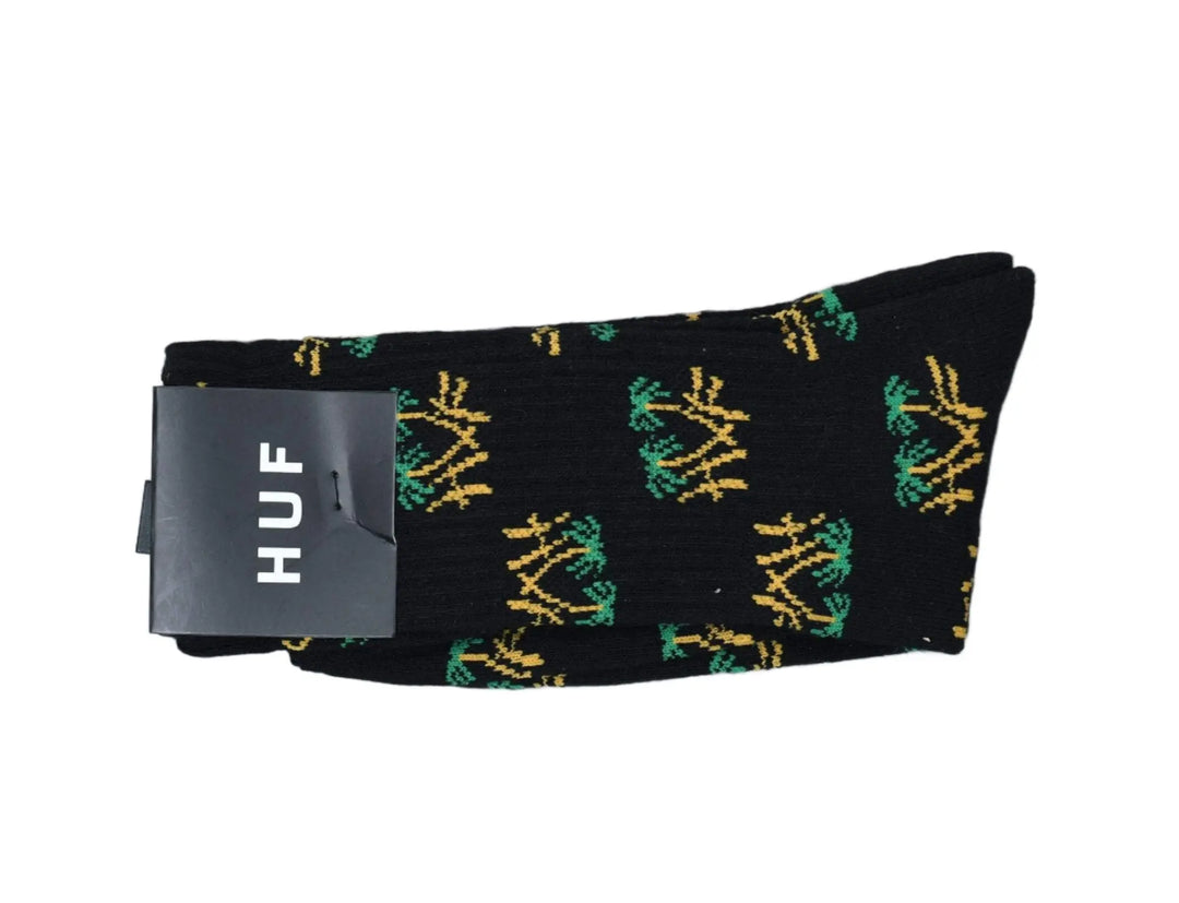 Accessories Socks HUF Kingston Crew Sock Black Huf Socks / Black / One Size