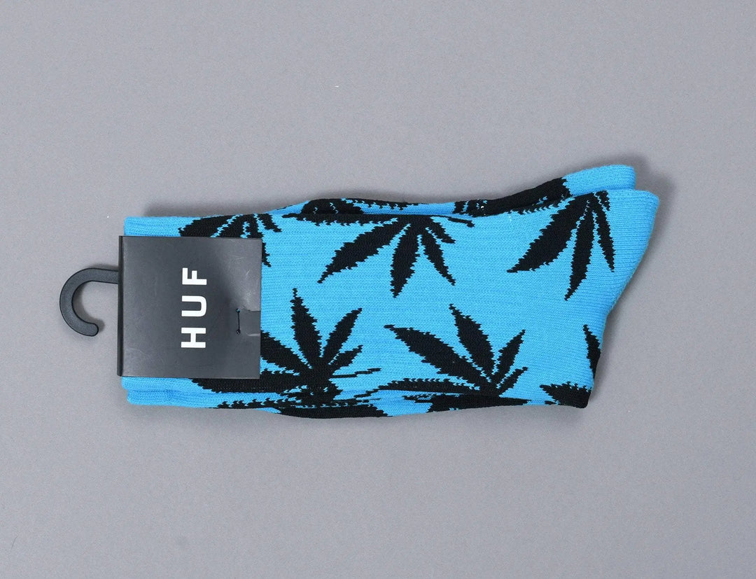 Accessories Socks HUF Highlighter Plantlife Crew Sock Neon Blue Huf Socks / Blue / One Size