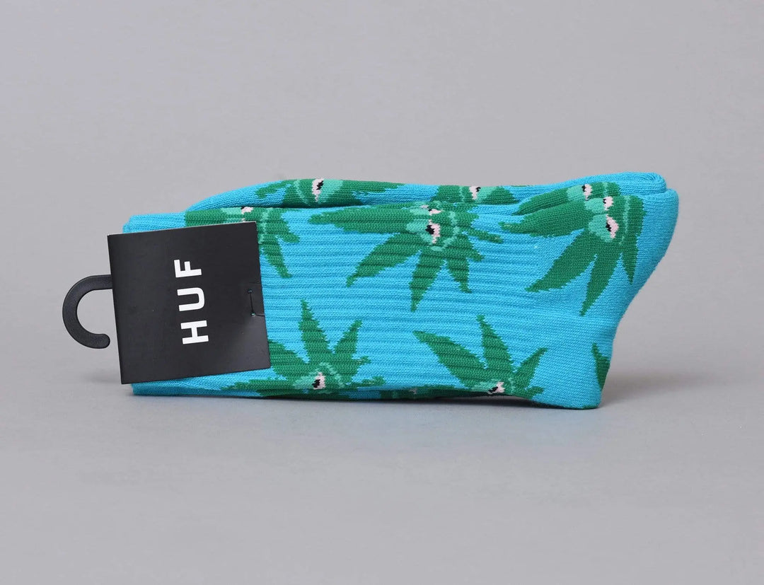 Accessories Socks HUF Green Buddy Crew Sock Aqua Huf Socks / Blue / One Size