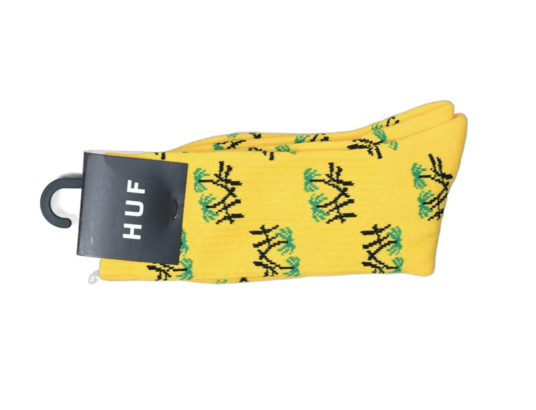 Accessories Socks HUF Kingston Crew Sock Yellow Huf Socks / Yellow / One Size