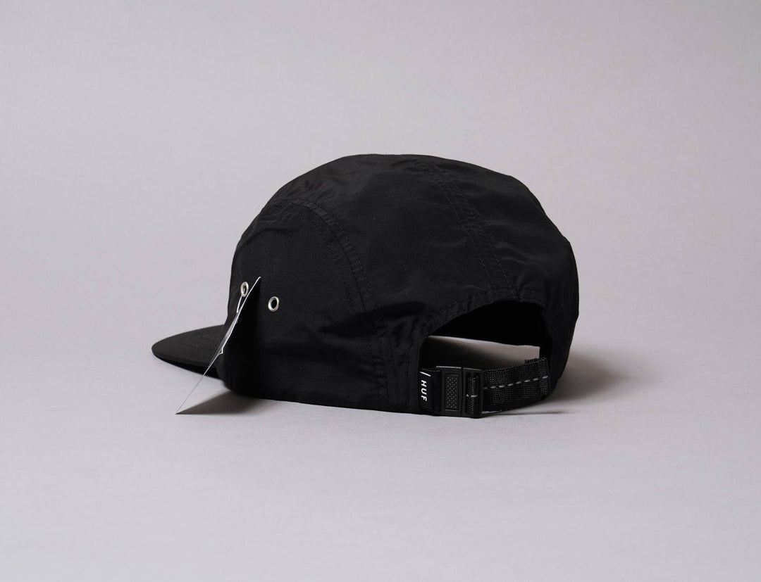 Cap 5-Panel HUF Nylon Stash Pocket Volley Black Huf 5-Panel Cap / Black / One Size