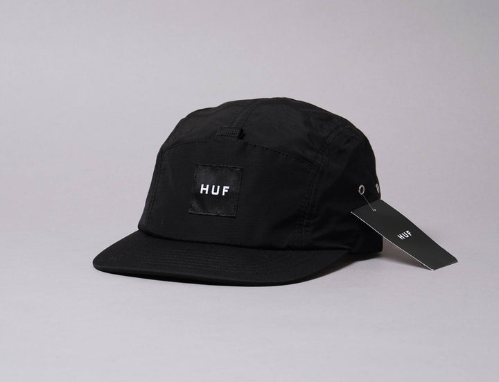 Cap 5-Panel HUF Nylon Stash Pocket Volley Black Huf 5-Panel Cap / Black / One Size