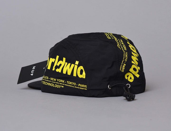 Cap 5-Panel HUF Boulevard Volley Hat Black Huf 5-Panel Cap / Black / One Size