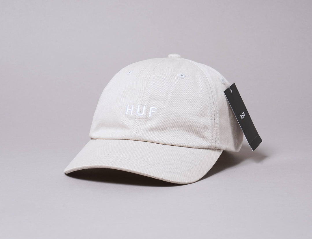Cap Adjustable Cap Beige HUF Essentials Logo Stone Huf Adjustable Cap / Beige / One Size