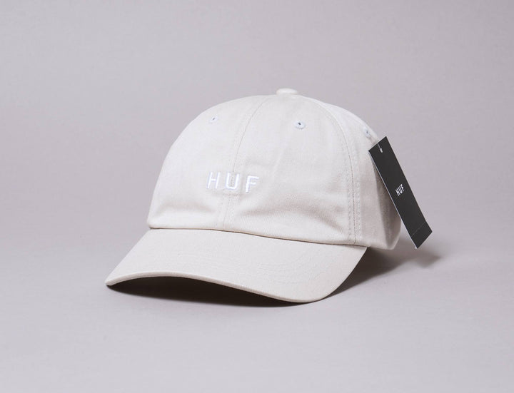 Cap Adjustable Cap Beige HUF Essentials Logo Stone Huf Adjustable Cap / Beige / One Size