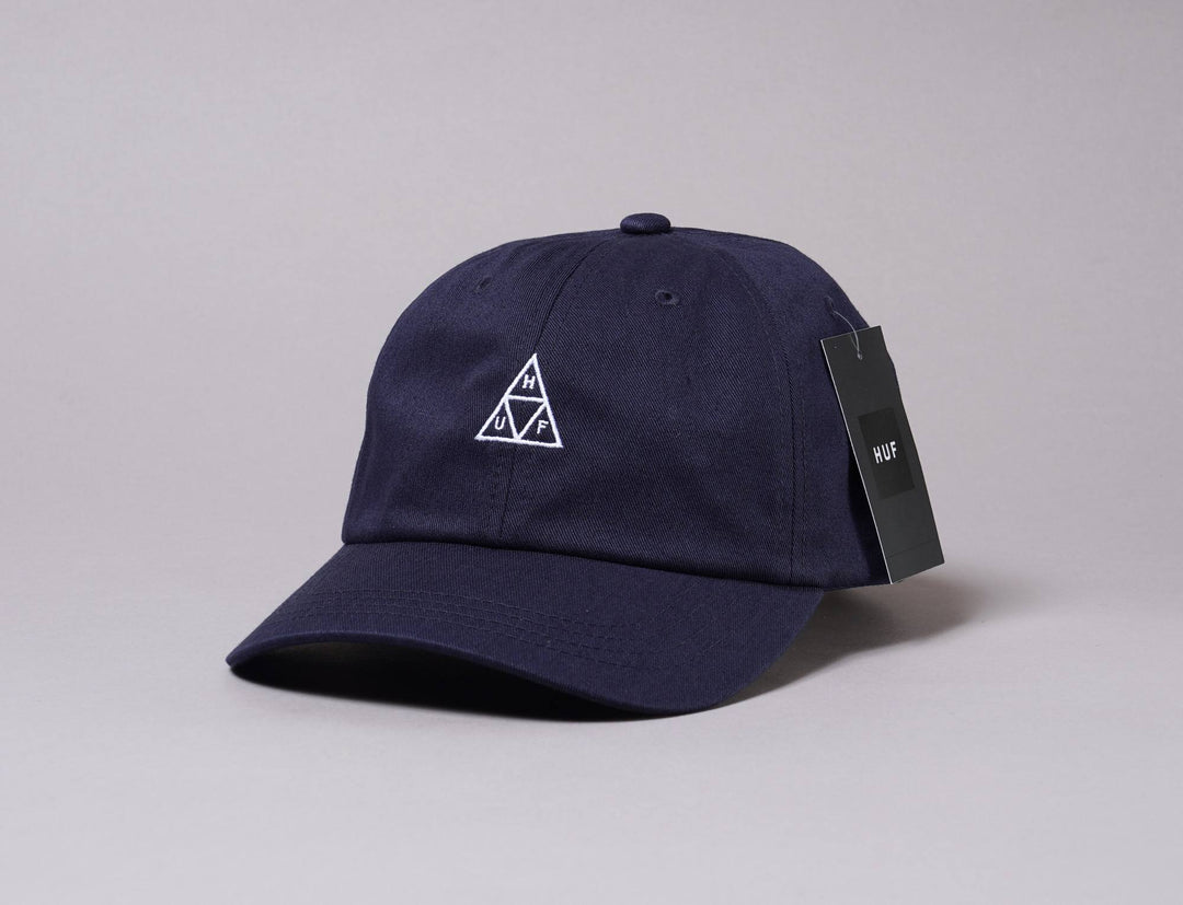 Cap Adjustable Cap Essentials TT CV 6 Panel Navy HUF Adjustable Cap / Blue / One Size