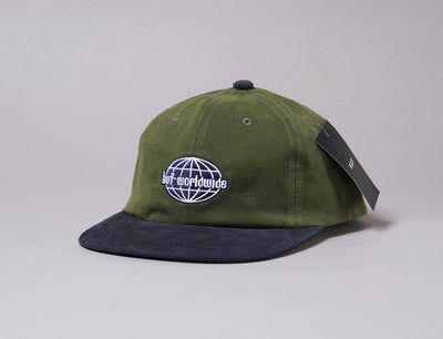 Cap Adjustable Cap Gleobal Corduroy 6 Panel Hat Basil HUF Adjustable Cap / Green / One Size