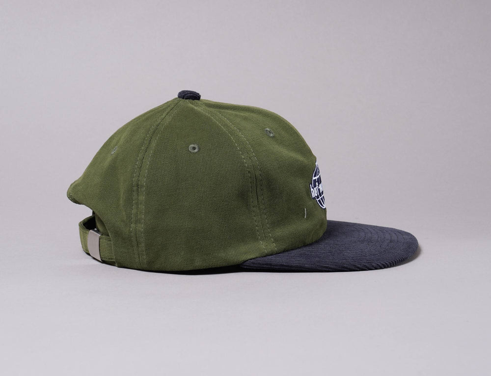 Cap Adjustable Cap Gleobal Corduroy 6 Panel Hat Basil HUF Adjustable Cap / Green / One Size