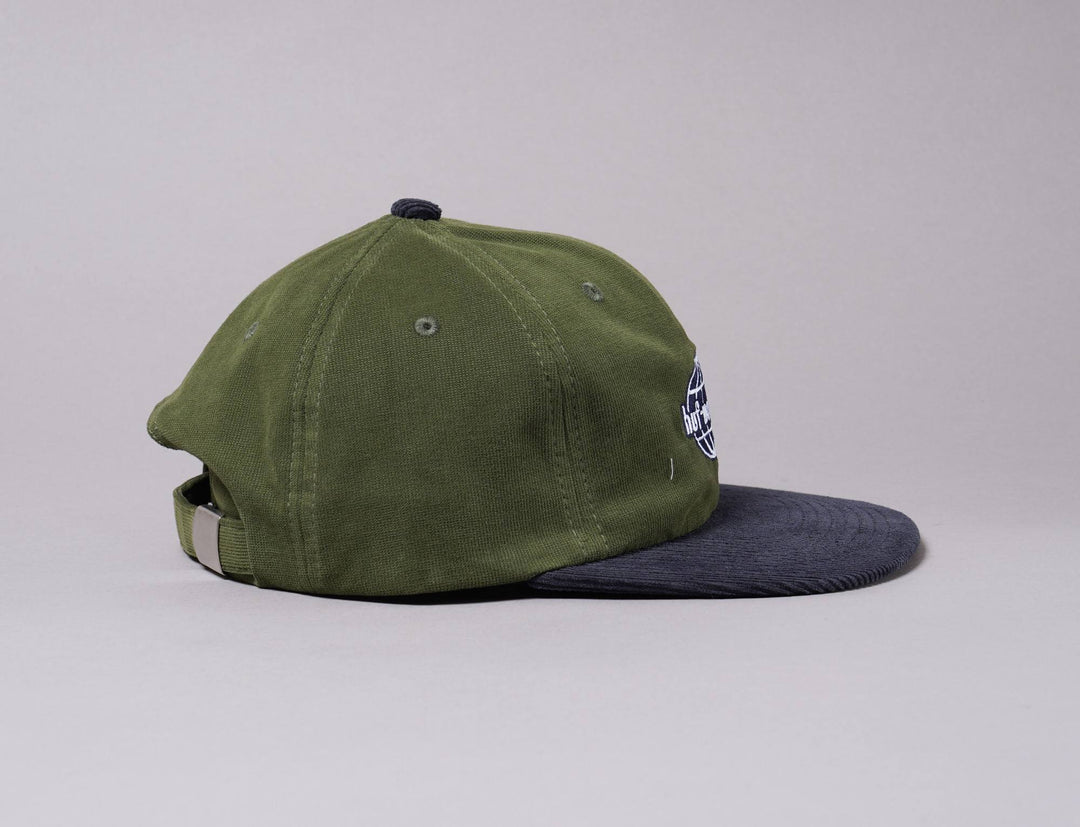 Cap Adjustable Cap Gleobal Corduroy 6 Panel Hat Basil HUF Adjustable Cap / Green / One Size