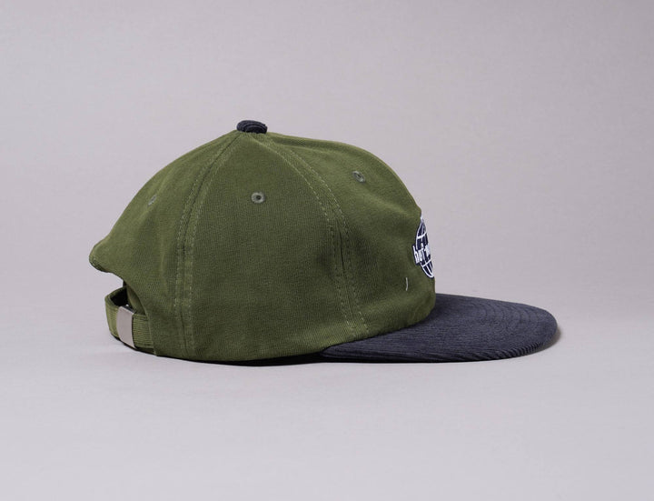 Cap Adjustable Cap Gleobal Corduroy 6 Panel Hat Basil HUF Adjustable Cap / Green / One Size