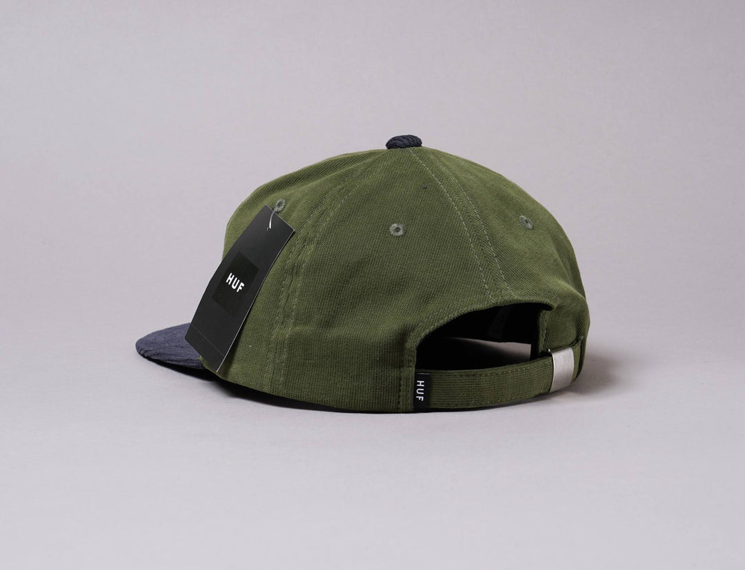 Cap Adjustable Cap Gleobal Corduroy 6 Panel Hat Basil HUF Adjustable Cap / Green / One Size