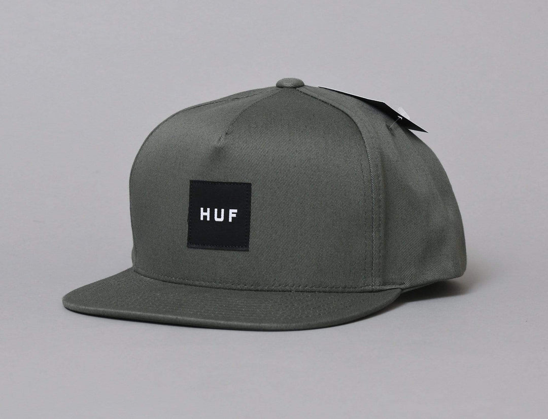 Cap Adjustable Essentials Box Snapback Hat Army Huf Adjustable Cap / Green / One Size