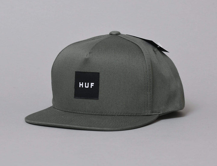 Cap Adjustable Essentials Box Snapback Hat Army Huf Adjustable Cap / Green / One Size
