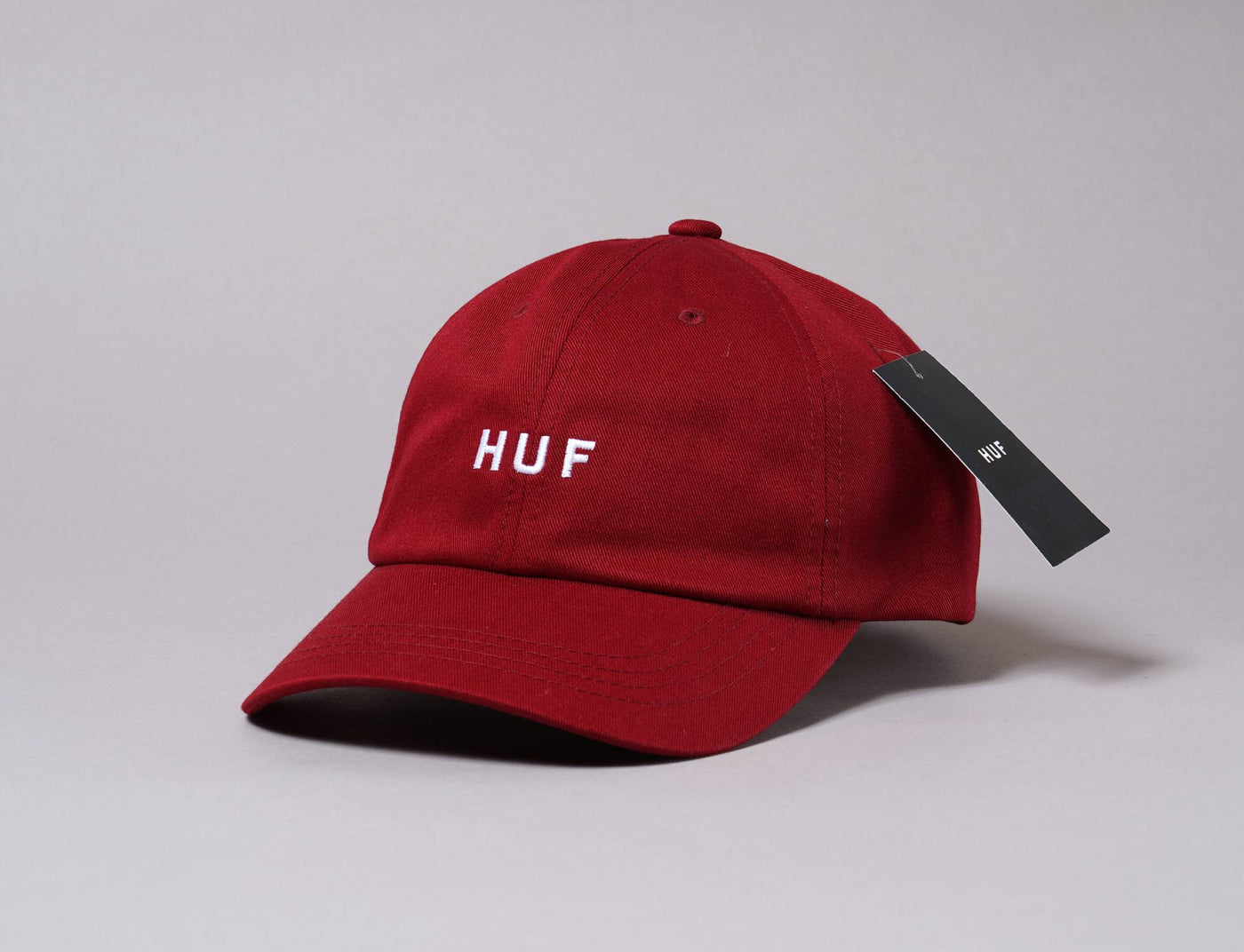 Cap Adjustable Cap Essentials OG Logo CV 6 Panel Bloodstone HUF Adjustable Cap / Red / One Size