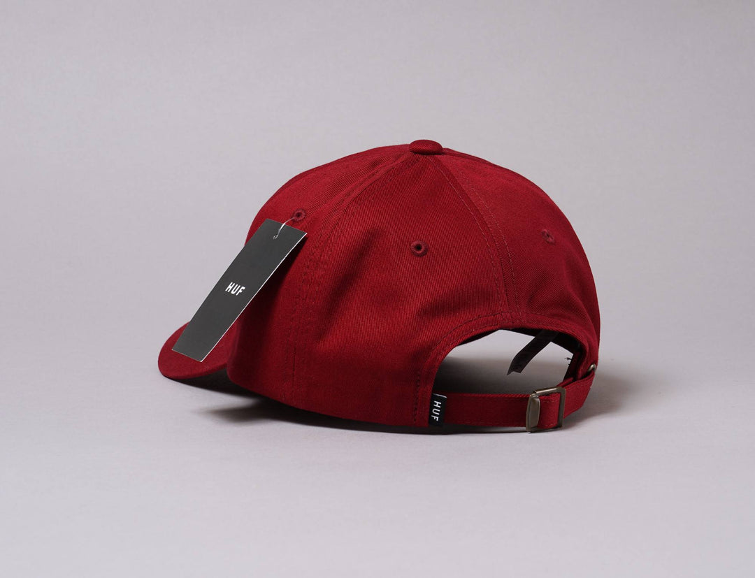 Cap Adjustable Cap Essentials OG Logo CV 6 Panel Bloodstone HUF Adjustable Cap / Red / One Size