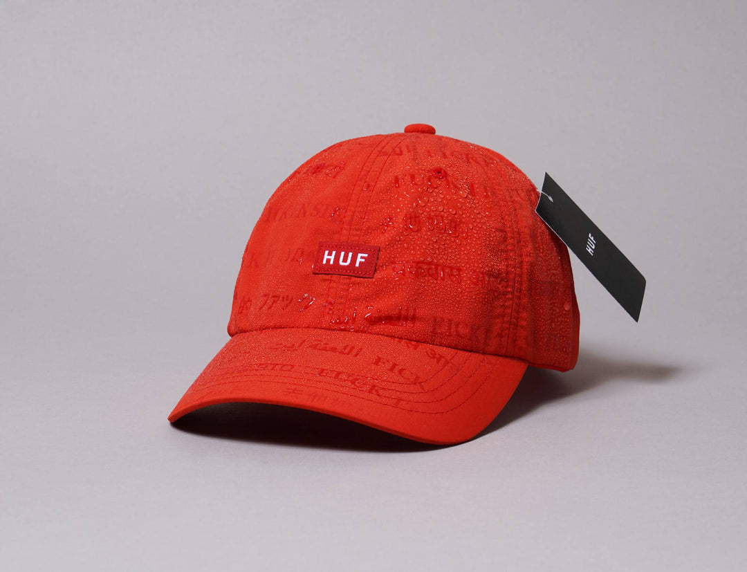 Cap Adjustable Cap Rød HUF Fuck It Poppy Huf Adjustable Cap / Red / One Size