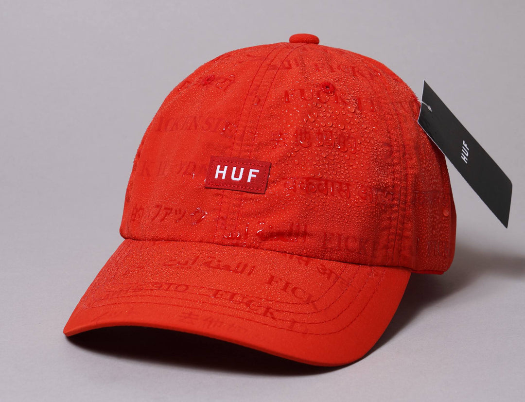 Cap Adjustable Cap Rød HUF Fuck It Poppy Huf Adjustable Cap / Red / One Size